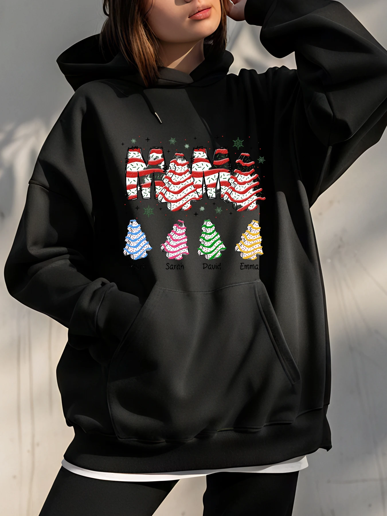 Рождественская толстовка с капюшоном на заказ, семейные имена, толстовка с принтом дерева, праздничный подарок, унисекс, женская и мужская повседневная одежда
Рождественская толстовка с капюшоном на заказ, семейные имена, толстовка с принтом дерева, праздничный подарок, унисекс, женская и мужская повседневная одежда
