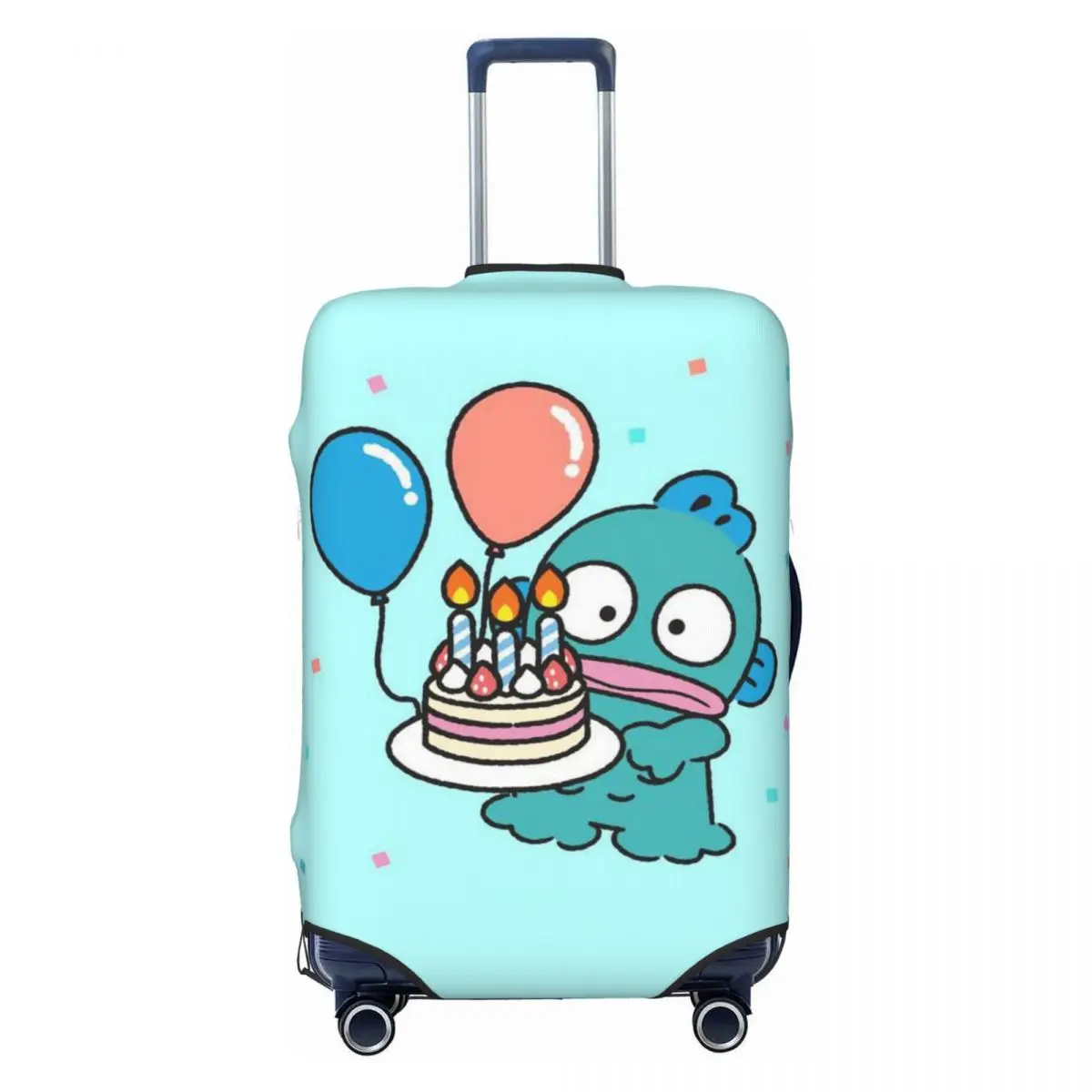 Custom Happy Birthday Hangyodon Luggage Cover Protector Cute Travel Suitcase Protective Cover for 18-32 Inch
Custom Happy Birthday Hangyodon Luggage Cover Protector Cute Travel Suitcase Protective Cover for 18-32 Inch