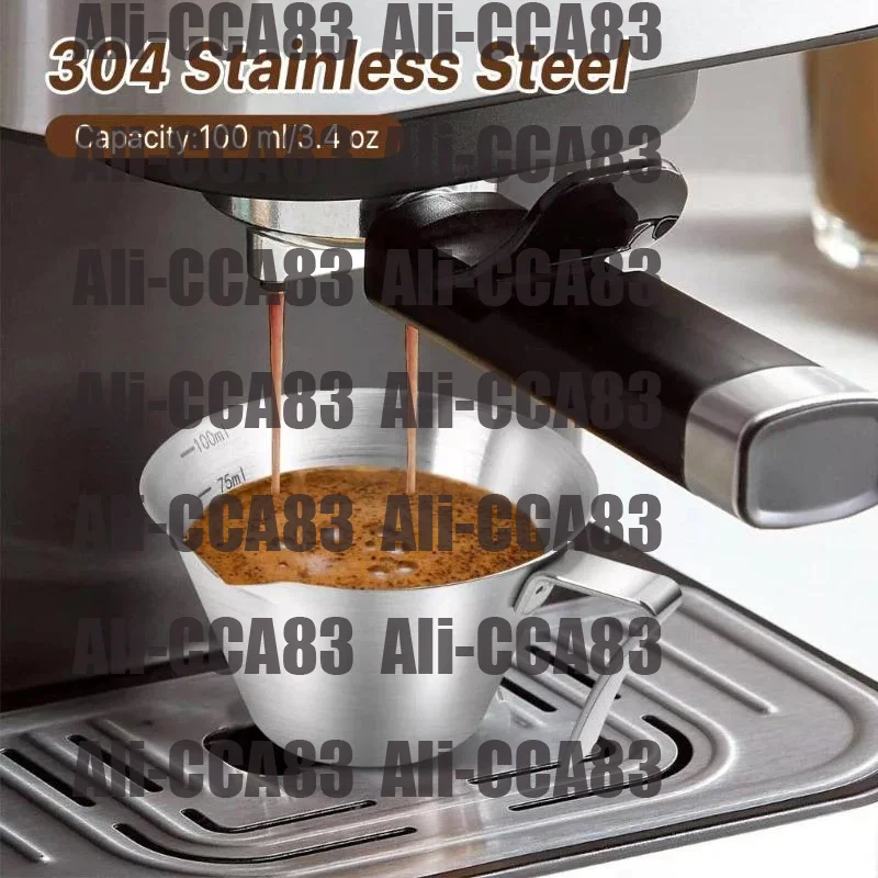 304 Stainless Steel Coffee Measuring Cup Kitchen Tool Scale Mark Espresso Shot Cup Coffee Machine Accessories Measure Mug
304 Stainless Steel Coffee Measuring Cup Kitchen Tool Scale Mark Espresso Shot Cup Coffee Machine Accessories Measure Mug