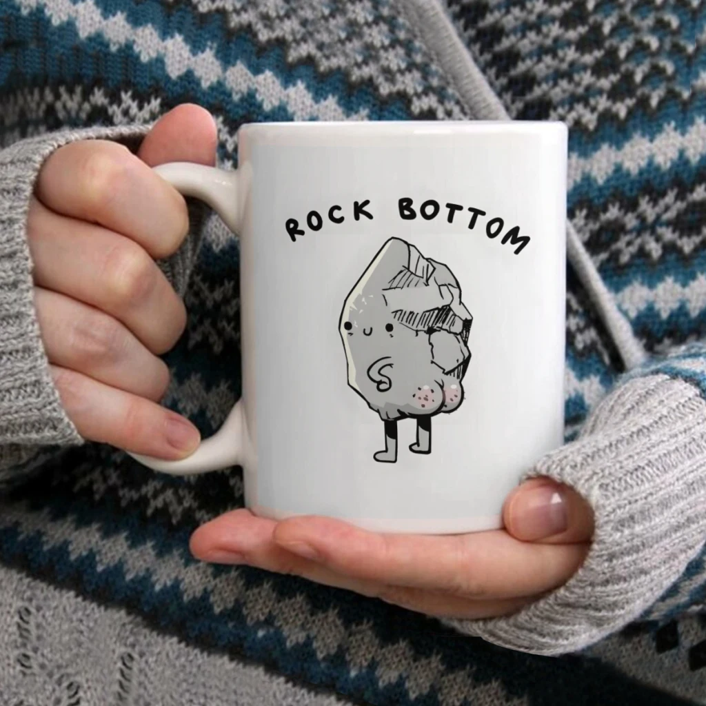 Rock BottomCoffee Mug Tea Cup 11oz Coffee Cup Funny Birthday Ceramic Mug Personalized Cup
Rock BottomCoffee Mug Tea Cup 11oz Coffee Cup Funny Birthday Ceramic Mug Personalized Cup