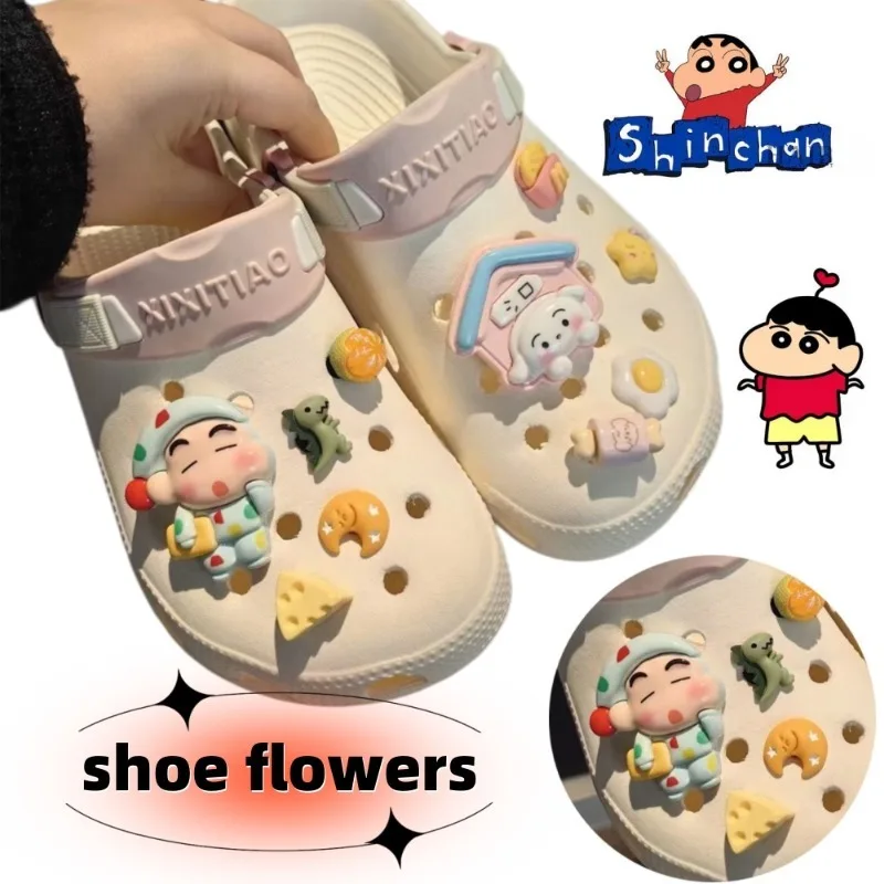 Crayon Shin-chan cute and stylish cartoon hole 3D DIY accessories decorative shoe flowers, creative removable shoe buckles, gift
Crayon Shin-chan cute and stylish cartoon hole 3D DIY accessories decorative shoe flowers, creative removable shoe buckles, gift