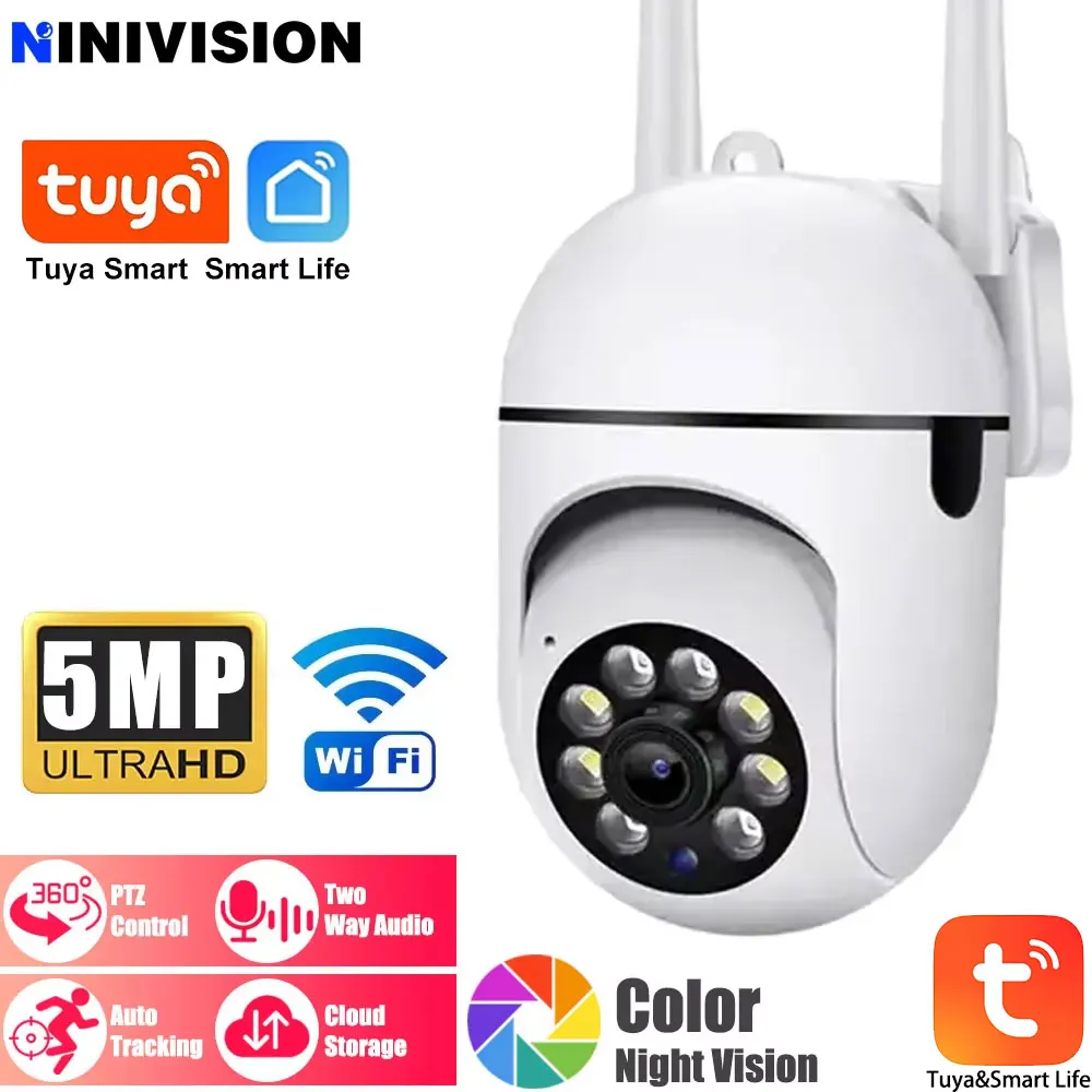 2.4G 5MP Tuya Smart Mini WiFi IP Camera Indoor Wireless PTZ Security Home CCTV Surveillance Camera Auto Tracking Two Way Audio
2.4G 5MP Tuya Smart Mini WiFi IP Camera Indoor Wireless PTZ Security Home CCTV Surveillance Camera Auto Tracking Two Way Audio