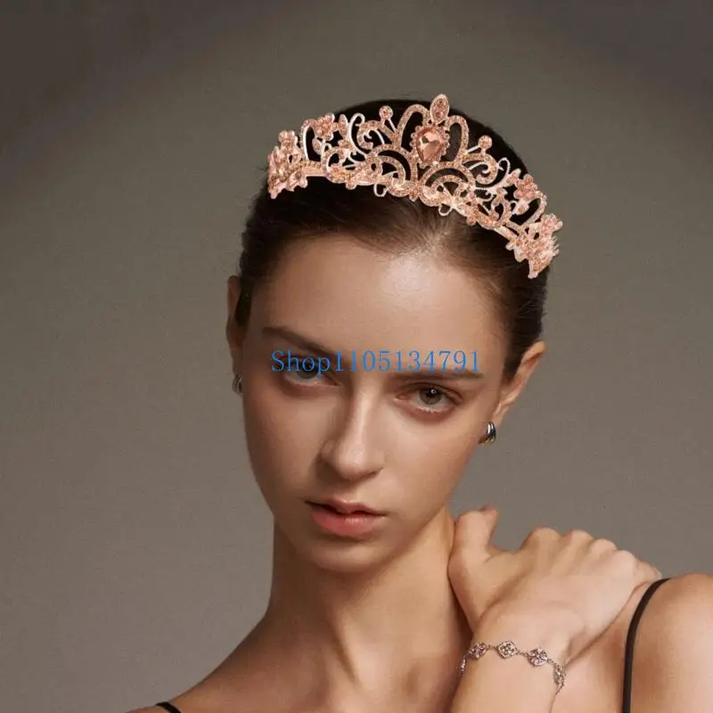 98km Shimmering Crystal Headbands Wedding Gowns Headpiece Crownpiece for Special Event
98km Shimmering Crystal Headbands Wedding Gowns Headpiece Crownpiece for Special Event