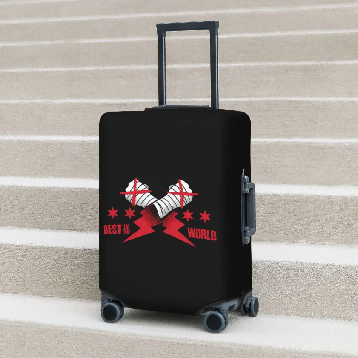 Cm Punk Logo Suitcase Cover Protection Elastic Trip Luggage Protector Covers for 18-32 Inch
Cm Punk Logo Suitcase Cover Protection Elastic Trip Luggage Protector Covers for 18-32 Inch