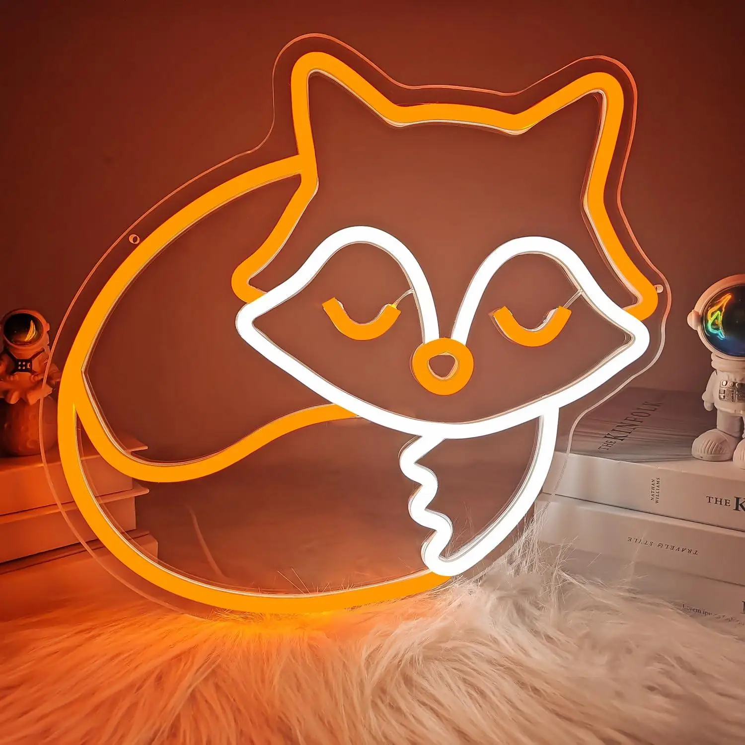 Неоновая вывеска с изображением лисы, вывеска в виде животного с регулируемой яркостью, светящиеся вывески для стен, спальни, детской комнаты, неоновая настенная живопись, декор с лисой, подарки
Неоновая вывеска с изображением лисы, вывеска в виде животного с регулируемой яркостью, светящиеся вывески для стен, спальни, детской комнаты, неоновая настенная живопись, декор с лисой, подарки