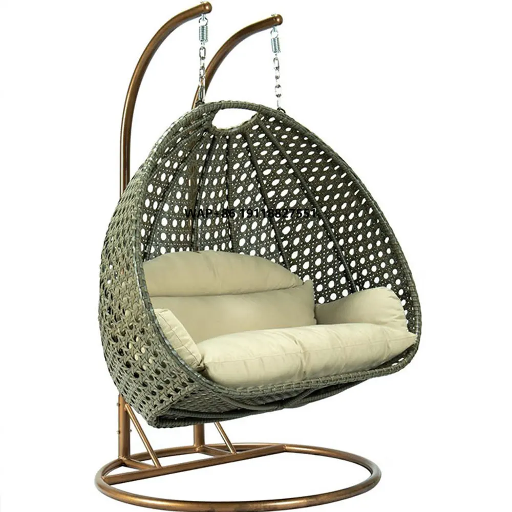 Modern Garden and Outdoor Furniture Rattan Hanging Egg Chair with Bracket Swing Cradle Hammock Chair
Modern Garden and Outdoor Furniture Rattan Hanging Egg Chair with Bracket Swing Cradle Hammock Chair