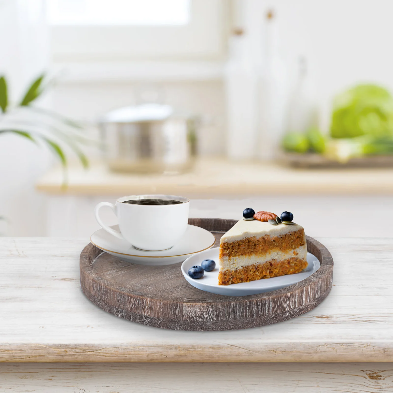 2Pcs Wooden Round Trays Decorative Organizer Trays Tabletop Serving Centerpiece Display Jewelry Holder Tray
2Pcs Wooden Round Trays Decorative Organizer Trays Tabletop Serving Centerpiece Display Jewelry Holder Tray