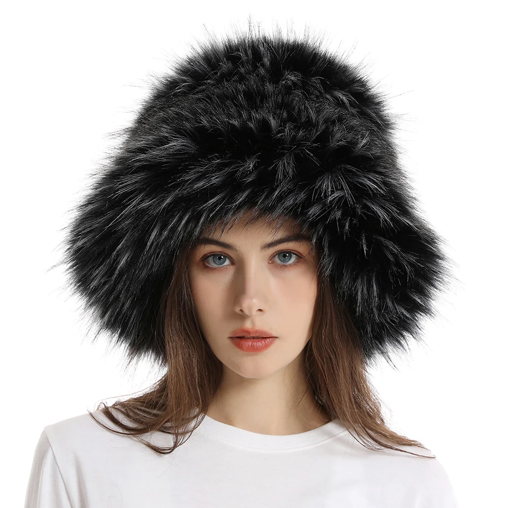 2024 Big Faux Fur Fluffy Bucket Hat for Women Luxury Plush Winter Hat Thicken Snow Oversized Fur Bucket Hat Soft Big Panama Cap
2024 Big Faux Fur Fluffy Bucket Hat for Women Luxury Plush Winter Hat Thicken Snow Oversized Fur Bucket Hat Soft Big Panama Cap
