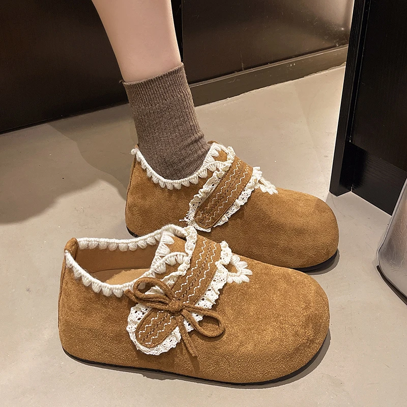 Casual Slip-On Women's Birkfoot Shoes Spring 2026 Soft Bottom High Top Loafers Fashionable round Toe Rubber Outsole Color
Casual Slip-On Women's Birkfoot Shoes Spring 2026 Soft Bottom High Top Loafers Fashionable round Toe Rubber Outsole Color