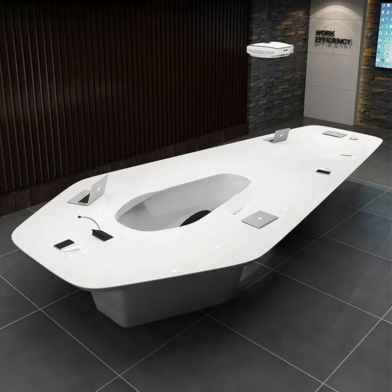 Простой большой конференц-стол, стол для переговоров неправильной формы, лакированный белый стол для обучения и обсужений, на заказ
Простой большой конференц-стол, стол для переговоров неправильной формы, лакированный белый стол для обучения и обсужений, на заказ