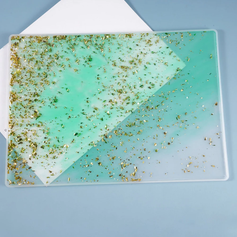 2 Pcs Crystal Epoxy Resin Mold Silicone Placemat Table Mat Casting for DIY Crafts Baking Decorative Writing Board Reusable Home
2 Pcs Crystal Epoxy Resin Mold Silicone Placemat Table Mat Casting for DIY Crafts Baking Decorative Writing Board Reusable Home