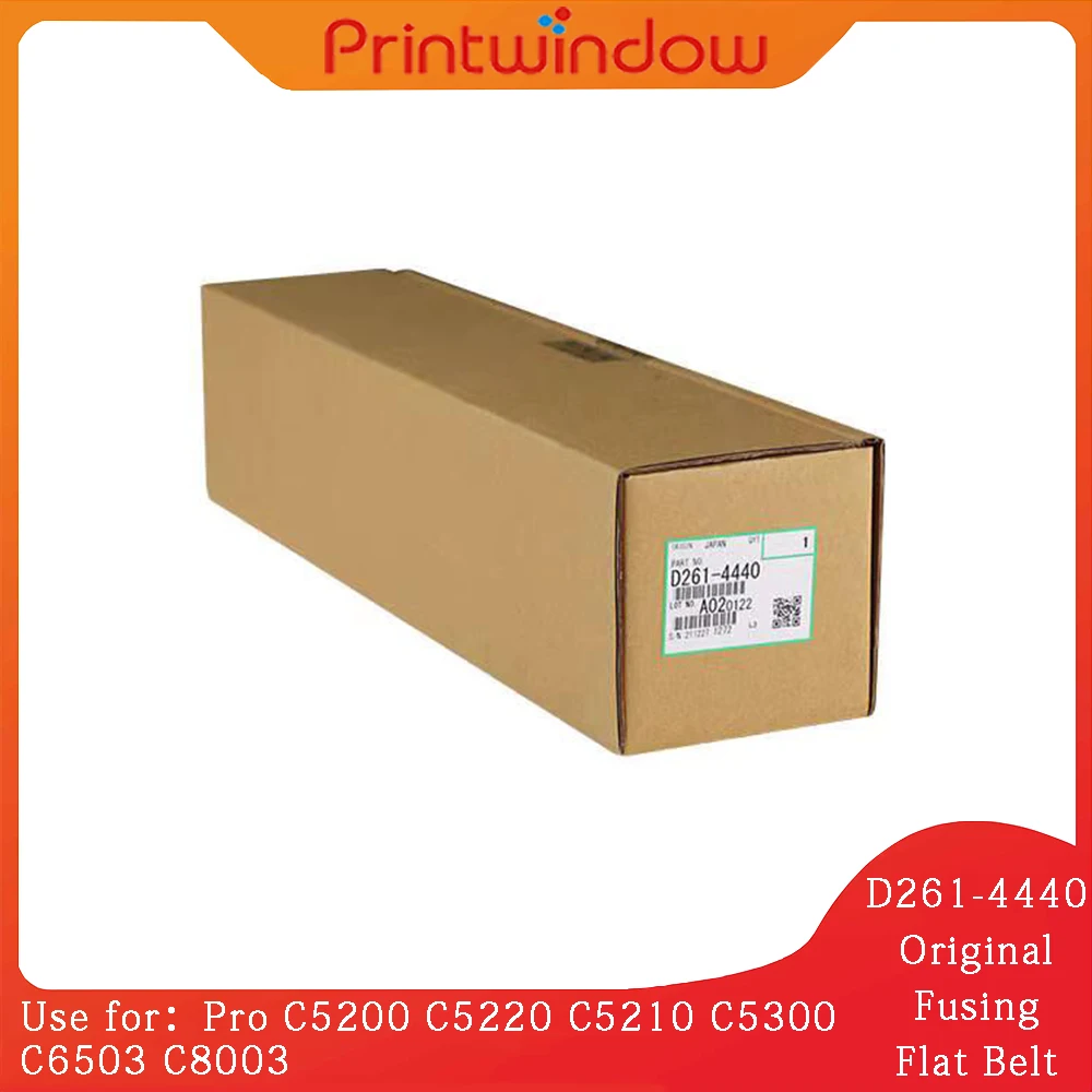 D261-4440 Original New Fusing Flat Belt for Ricoh Pro C5200 C5220 C5210 C5300 MP C6503 C8003 D2614440 Fuser Film
D261-4440 Original New Fusing Flat Belt for Ricoh Pro C5200 C5220 C5210 C5300 MP C6503 C8003 D2614440 Fuser Film
