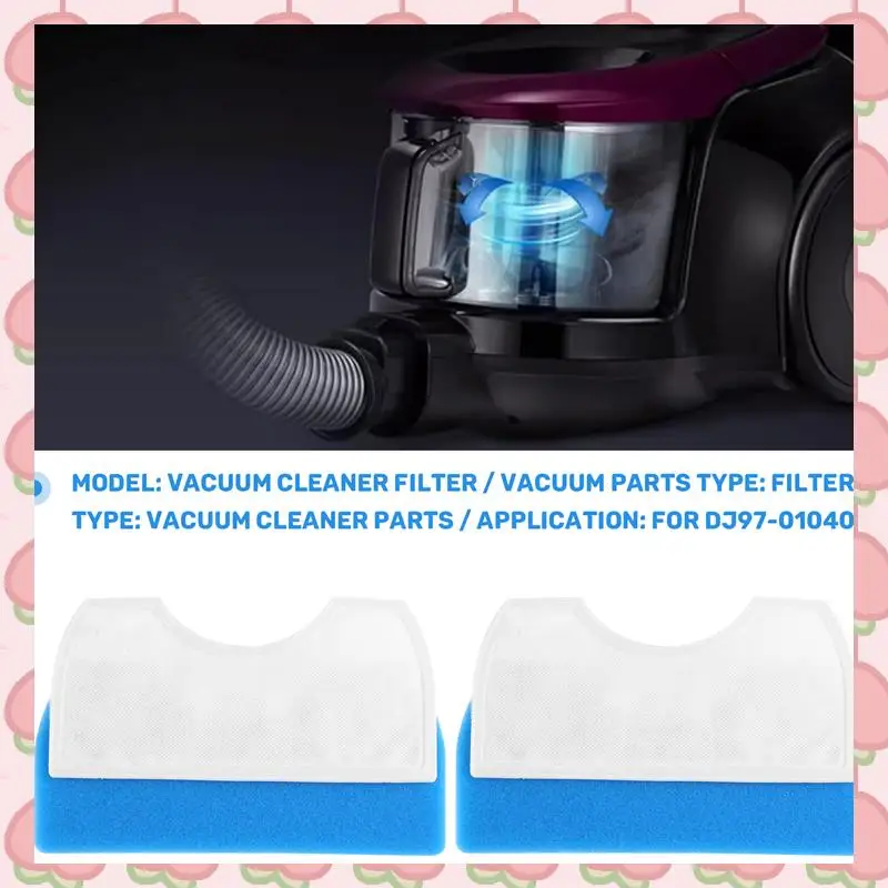 N18R 10Set Blue Sponge Filter White Cotton Liver Filter For DJ97-01040C Series Vacuum Cleaner Parts
N18R 10Set Blue Sponge Filter White Cotton Liver Filter For DJ97-01040C Series Vacuum Cleaner Parts