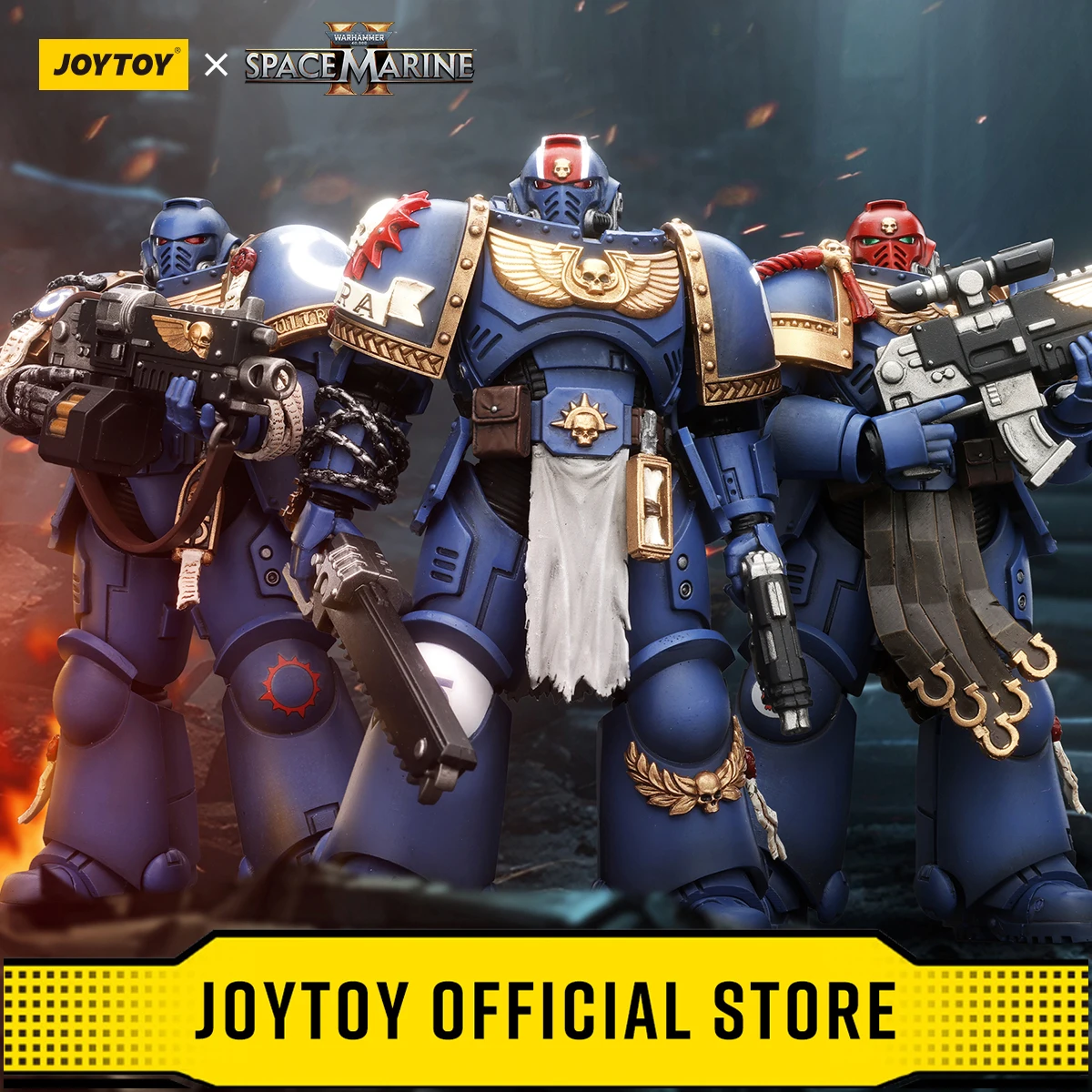 JOYTOY Warhammer 40k 1/18 Action Figures Ultramarines Star Warriors 2 Lieutenant Titus Sergeant Gadriel Brother Chairon
JOYTOY Warhammer 40k 1/18 Action Figures Ultramarines Star Warriors 2 Lieutenant Titus Sergeant Gadriel Brother Chairon