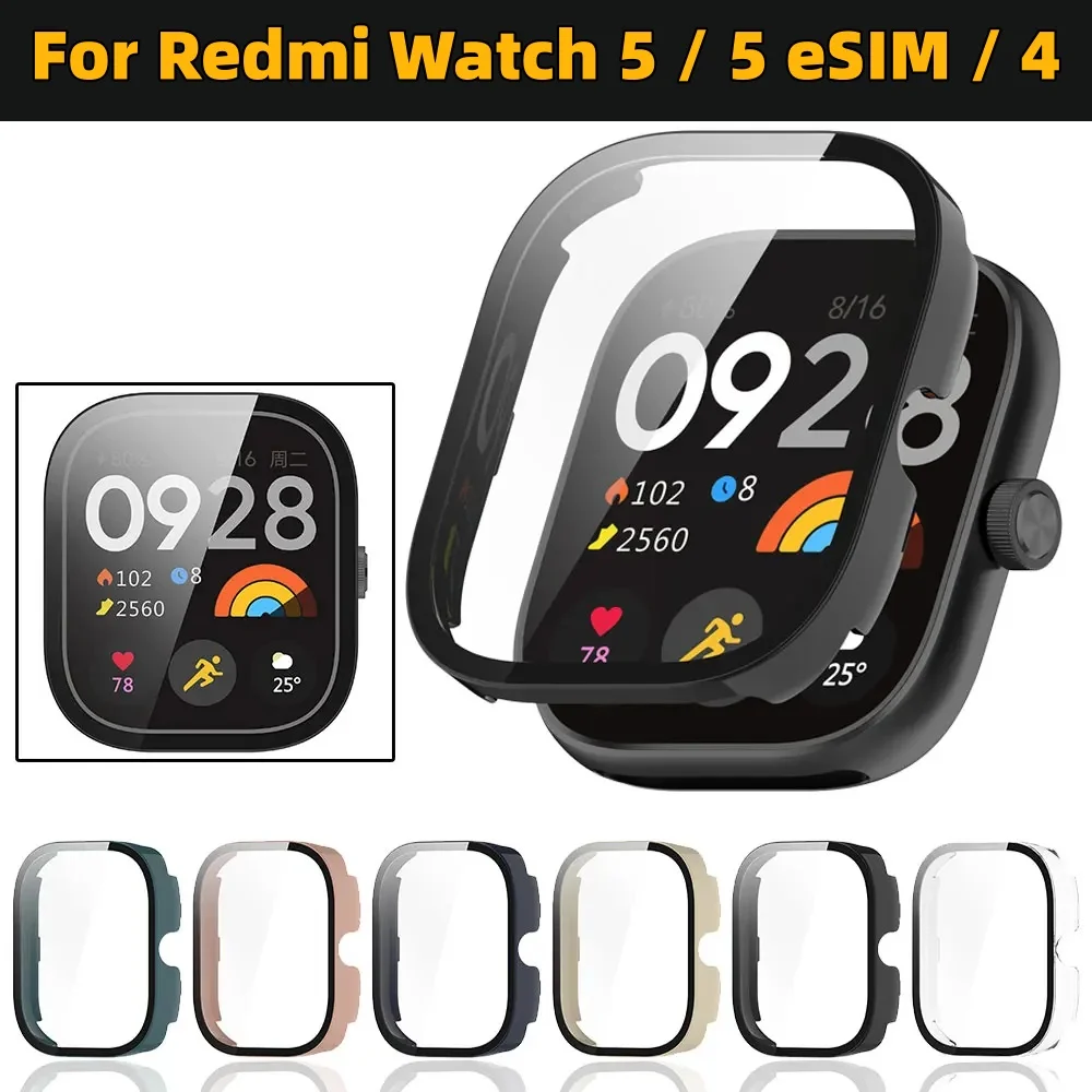 PC Case for Xiaomi Redmi Watch 5 4 Tempered Glass Anti-scratch Film Bumper Protective Cover for Redmi Watch5 eSIM Glass Film
PC Case for Xiaomi Redmi Watch 5 4 Tempered Glass Anti-scratch Film Bumper Protective Cover for Redmi Watch5 eSIM Glass Film