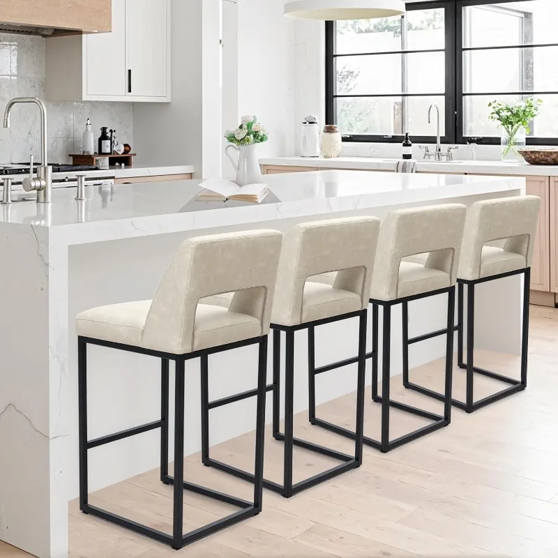 home.Набор из 4 барных стульев для кухонной стойки, современные барные стулья со спинками, 24 дюйма для кухонного острова с обивкой
home.Набор из 4 барных стульев для кухонной стойки, современные барные стулья со спинками, 24 дюйма для кухонного острова с обивкой