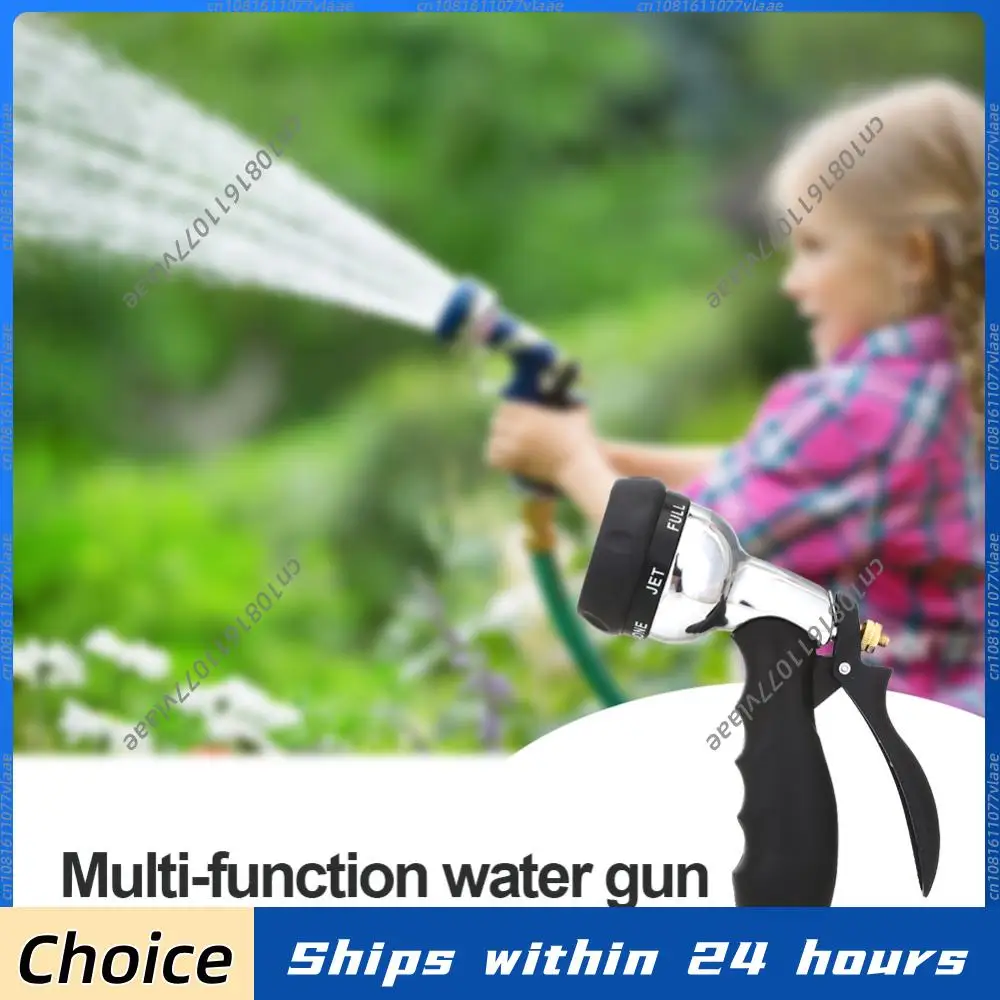 Metal Nozzle High Pressure Metal Irrigation Water Gun Rust Prevention with Rubber Handle for Car Garden Lawn Wash for Cleaning
Metal Nozzle High Pressure Metal Irrigation Water Gun Rust Prevention with Rubber Handle for Car Garden Lawn Wash for Cleaning