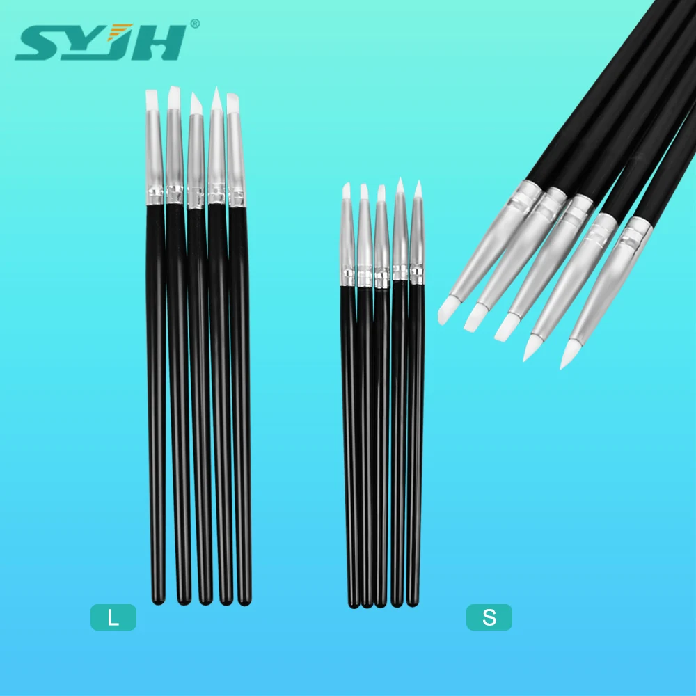 SYJH 5 шт. Формирующие силиконовые стоматологические ручки-кисти из смолы, композитные фарфоровые ручки для стоматологической скульптуры, стоматологические лабораторные инструменты для гигиены полости рта
SYJH 5 шт. Формирующие силиконовые стоматологические ручки-кисти из смолы, композитные фарфоровые ручки для стоматологической скульптуры, стоматологические лабораторные инструменты для гигиены полости рта