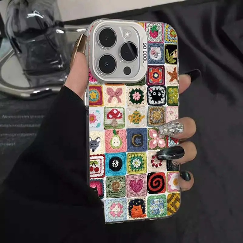 Simple small pattern design phone case for iPhone 16 15 14 13 12 11 Pro/ Max/Plus shock-proof rear cover anti-fingerprint
Simple small pattern design phone case for iPhone 16 15 14 13 12 11 Pro/ Max/Plus shock-proof rear cover anti-fingerprint