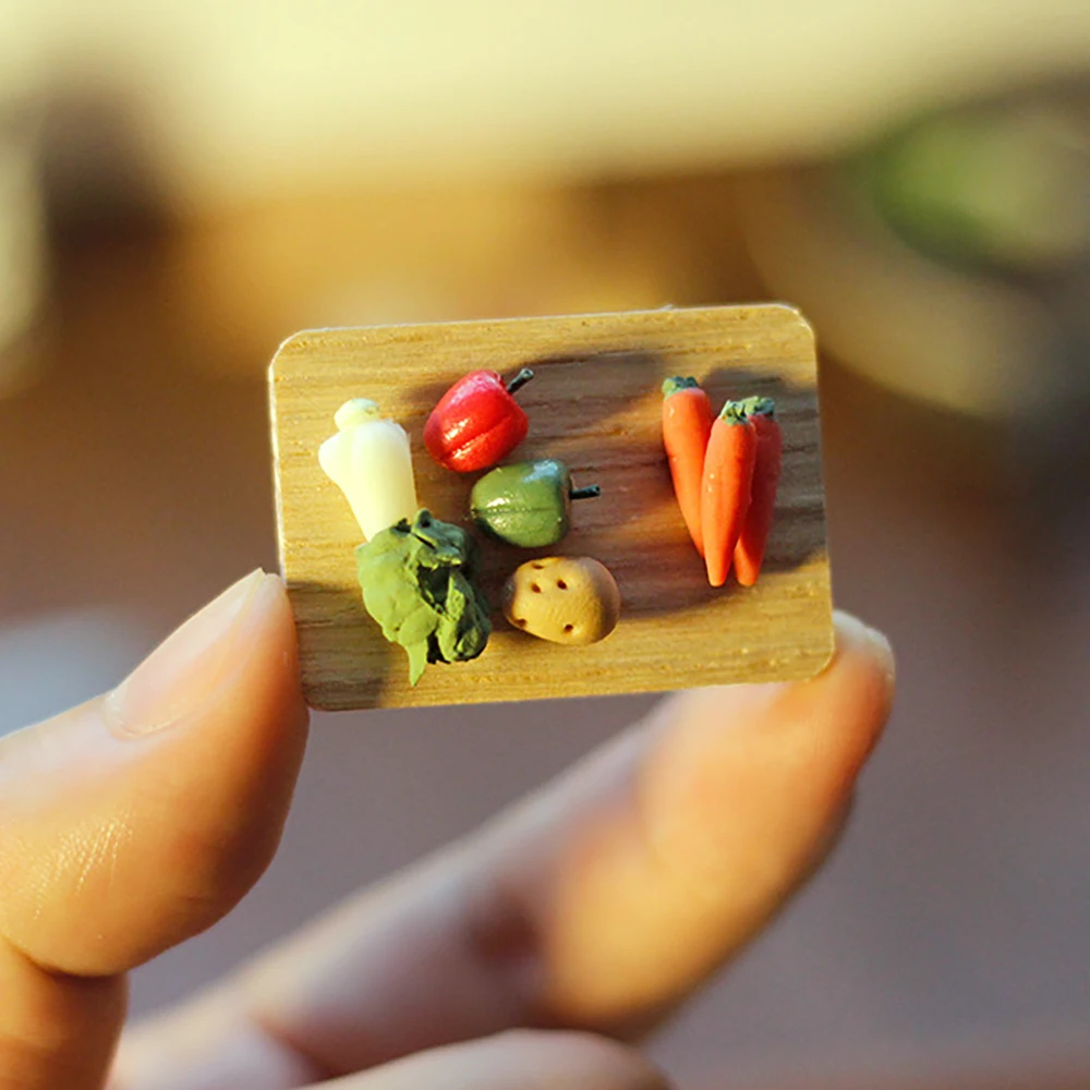 1/12 Dollhouse Miniature Vegetable Cutting Board Mini Chopping Board Model Toy for Doll House Accessories Decoration OB11 bjd
1/12 Dollhouse Miniature Vegetable Cutting Board Mini Chopping Board Model Toy for Doll House Accessories Decoration OB11 bjd