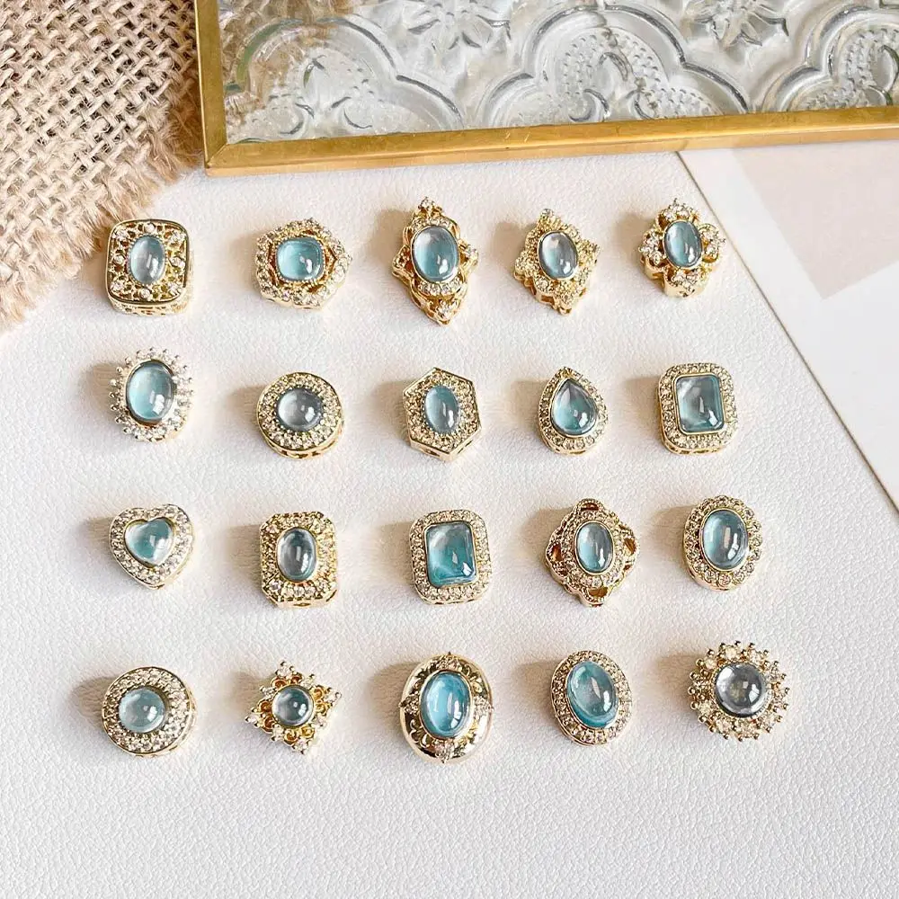 5 Pieces Copper Gold-plated Inlaid Sea Blue Zircon Spacer Beads DIY Pearl Necklace Bracelet Jewelry Accessories Wholesale
5 Pieces Copper Gold-plated Inlaid Sea Blue Zircon Spacer Beads DIY Pearl Necklace Bracelet Jewelry Accessories Wholesale