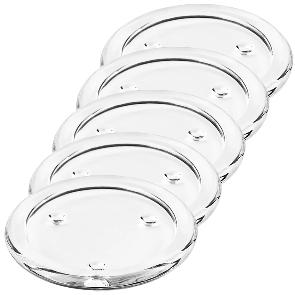 5Pcs Glass Plates Round Decorative Pillar Holders Tray for Wedding Banquet Home Decor Glass Coasters
5Pcs Glass Plates Round Decorative Pillar Holders Tray for Wedding Banquet Home Decor Glass Coasters