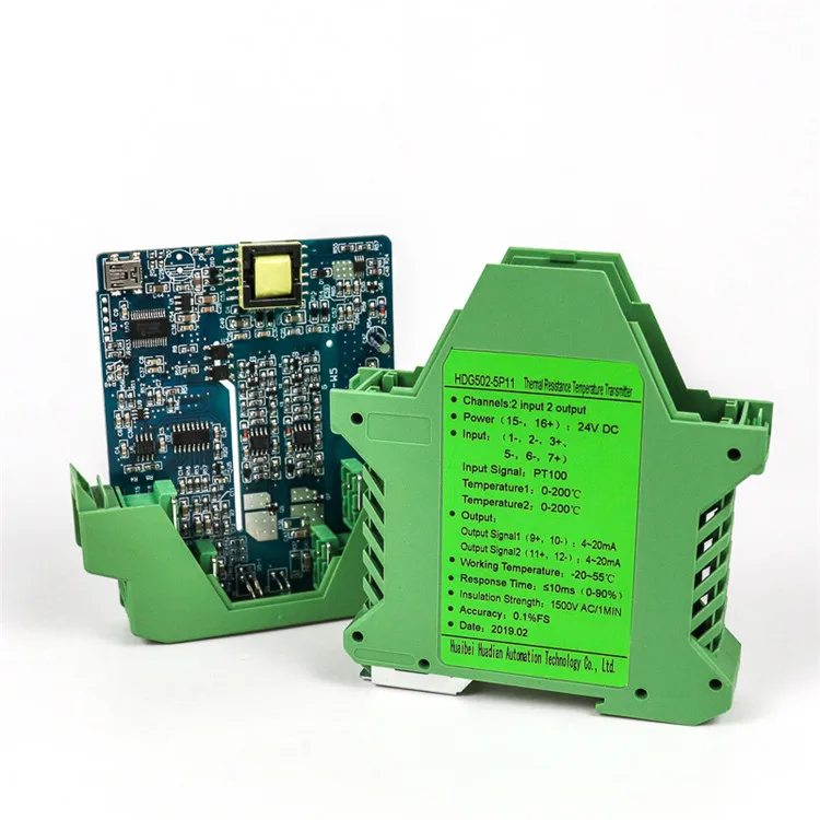 4 20ma Pt100 Temperature Transmitter Rtd Thermal Resistance Analog 420mA PT1000 signal Isolator Converter
4 20ma Pt100 Temperature Transmitter Rtd Thermal Resistance Analog 420mA PT1000 signal Isolator Converter