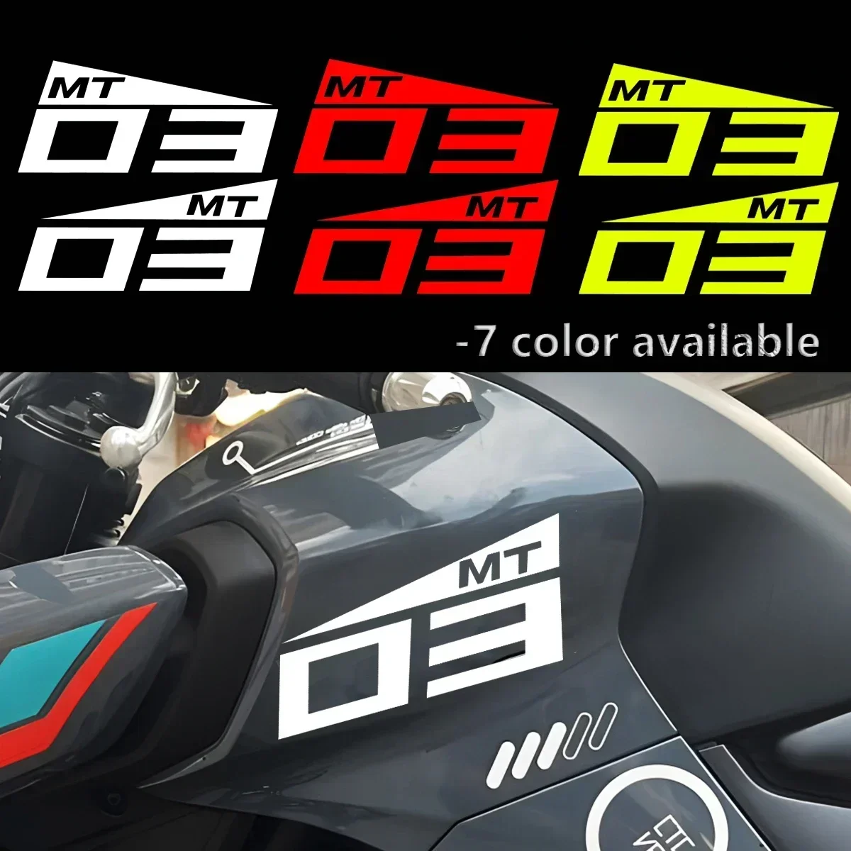 Z/A/.MT Logo Sticker Waterproof Motorcycle Body Fuel Tank Scooter Vinyl Decal For Mt-03 MT03/A 
Z/A/.MT Logo Sticker Waterproof Motorcycle Body Fuel Tank Scooter Vinyl Decal For Mt-03 MT03/A