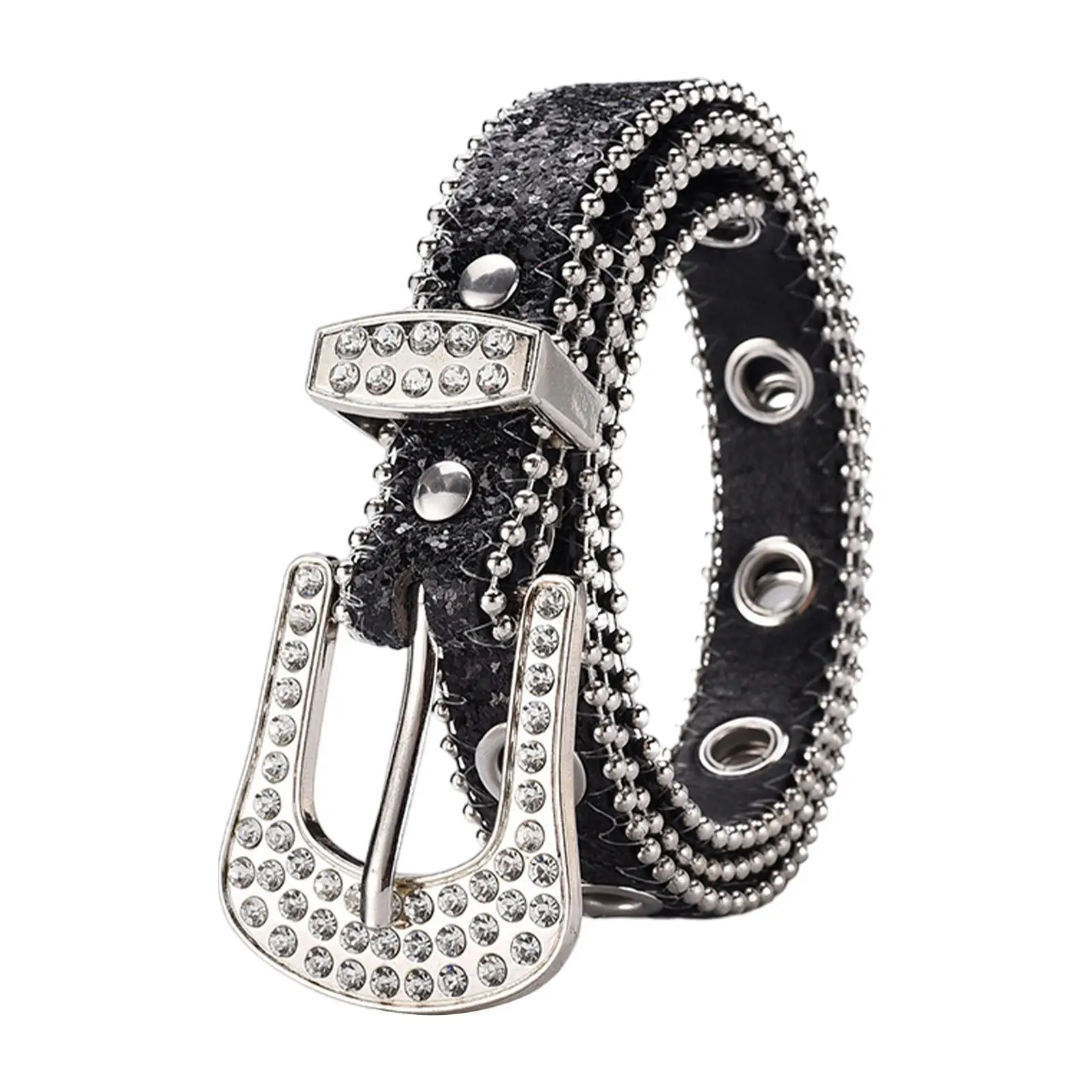Rhinestone Belt for Women Y2K Western Cowgirl Cowboy Studded PU Leather Belt
Rhinestone Belt for Women Y2K Western Cowgirl Cowboy Studded PU Leather Belt