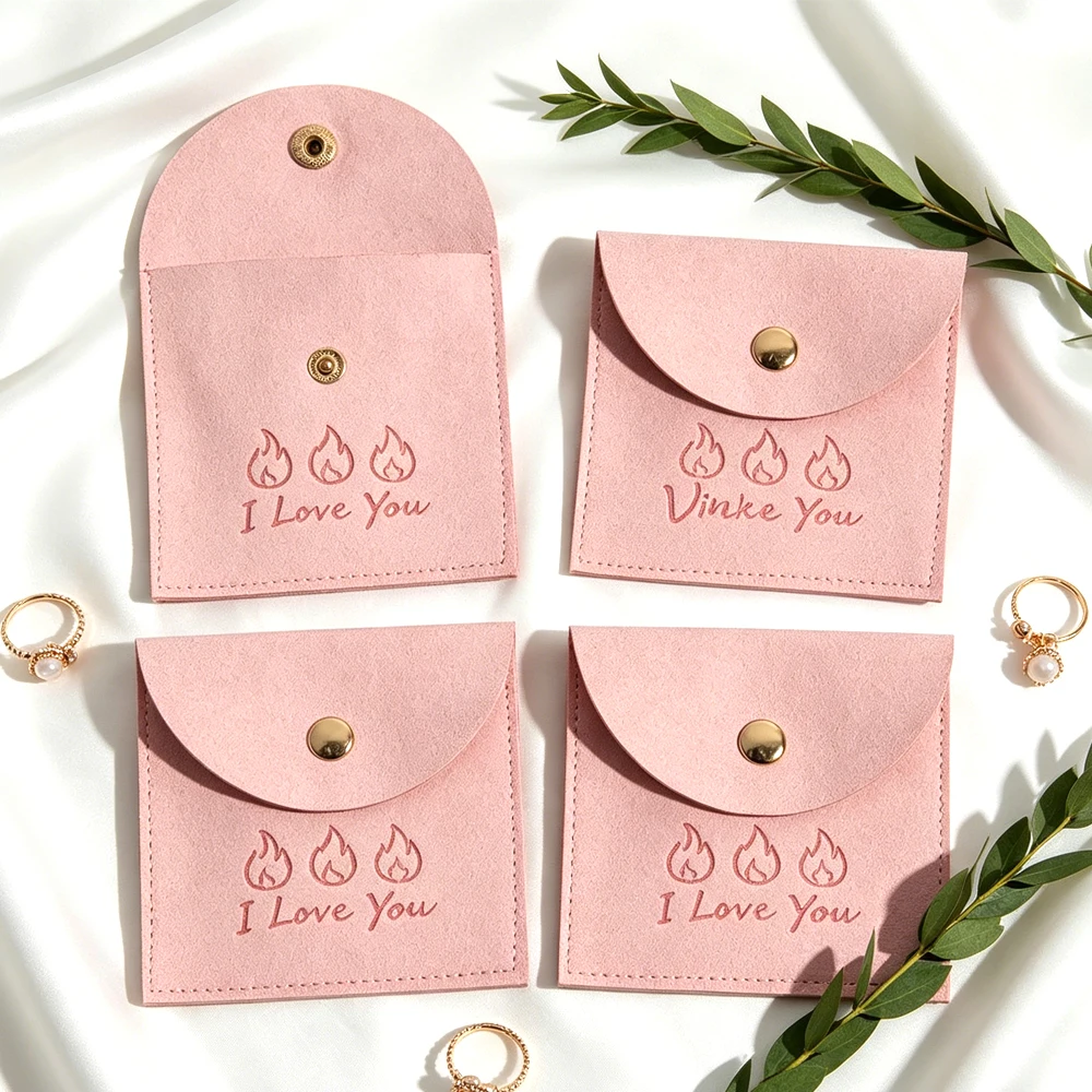 50pcs Luxury 5x5cm 8x8cm Microfiber Jewelry Gift Packaging Bags With Snap Button for Brooch Bracelet Necklace Earrings Rings Bag
50pcs Luxury 5x5cm 8x8cm Microfiber Jewelry Gift Packaging Bags With Snap Button for Brooch Bracelet Necklace Earrings Rings Bag