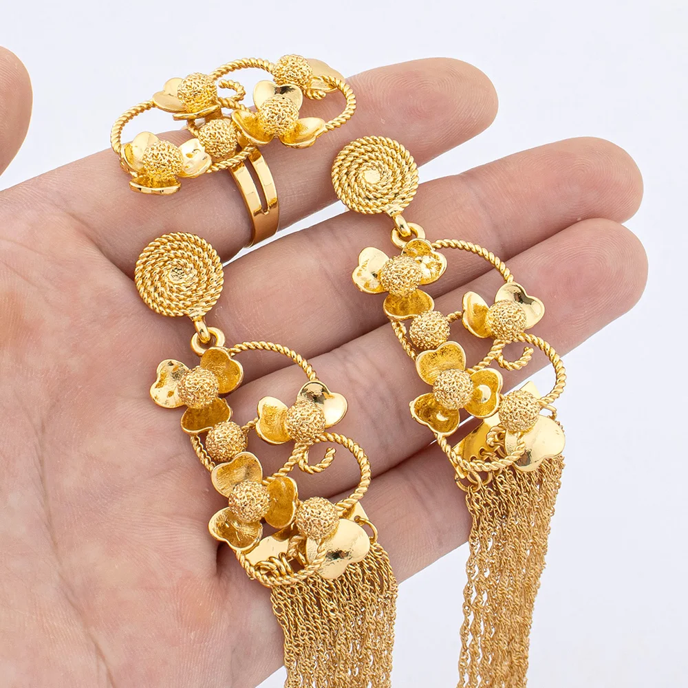 Women's Earrings 2026 Trend Earrings Jewelry for Woman Tassel Earrings and Ring Set Bridal Wedding Gift Fashion Sale Accessories
Women's Earrings 2026 Trend Earrings Jewelry for Woman Tassel Earrings and Ring Set Bridal Wedding Gift Fashion Sale Accessories