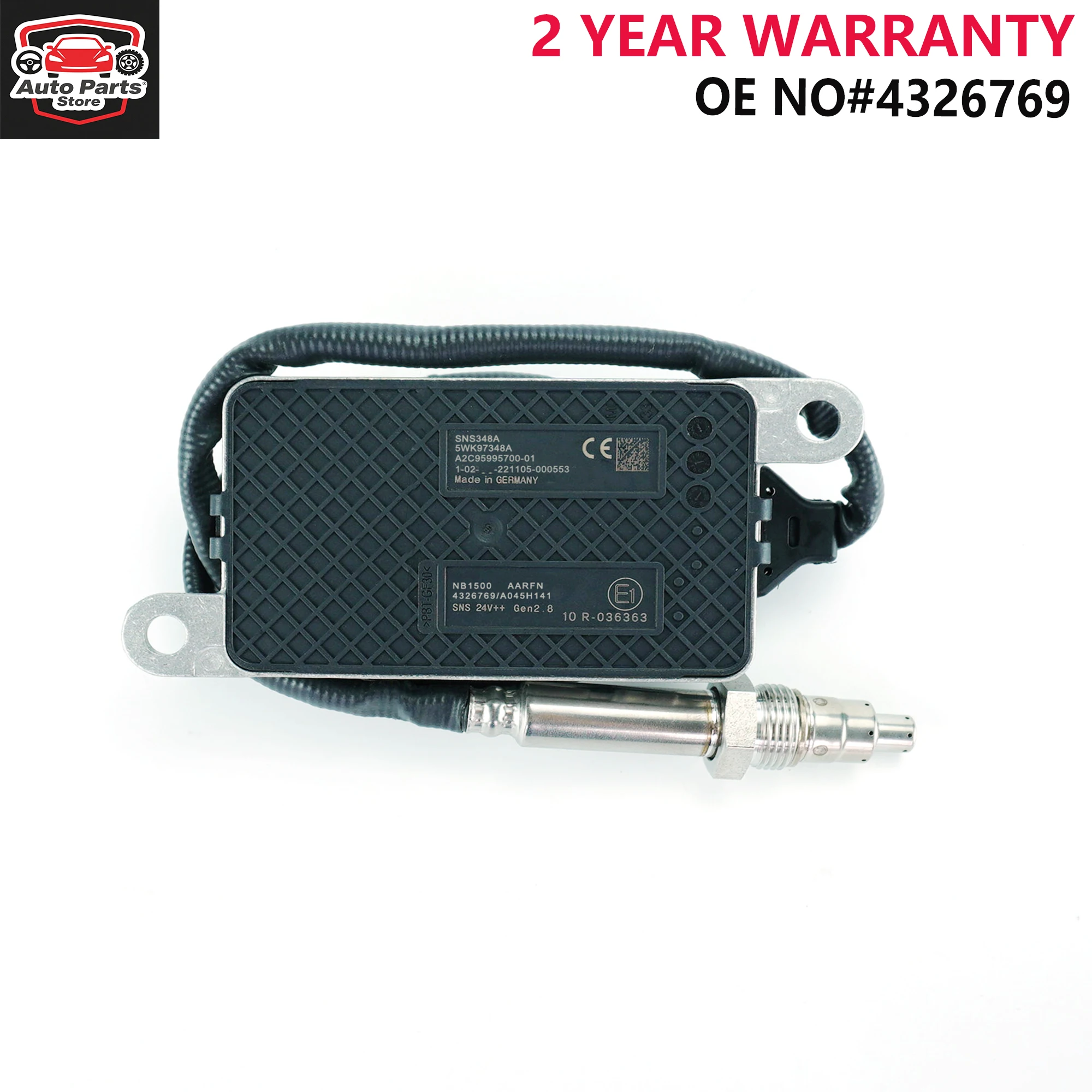 4326769 5WK97348A 5WK9 7348A Nitrogen Oxide Sensor For DAF For Cummins CF XF F7 Truck
4326769 5WK97348A 5WK9 7348A Nitrogen Oxide Sensor For DAF For Cummins CF XF F7 Truck
