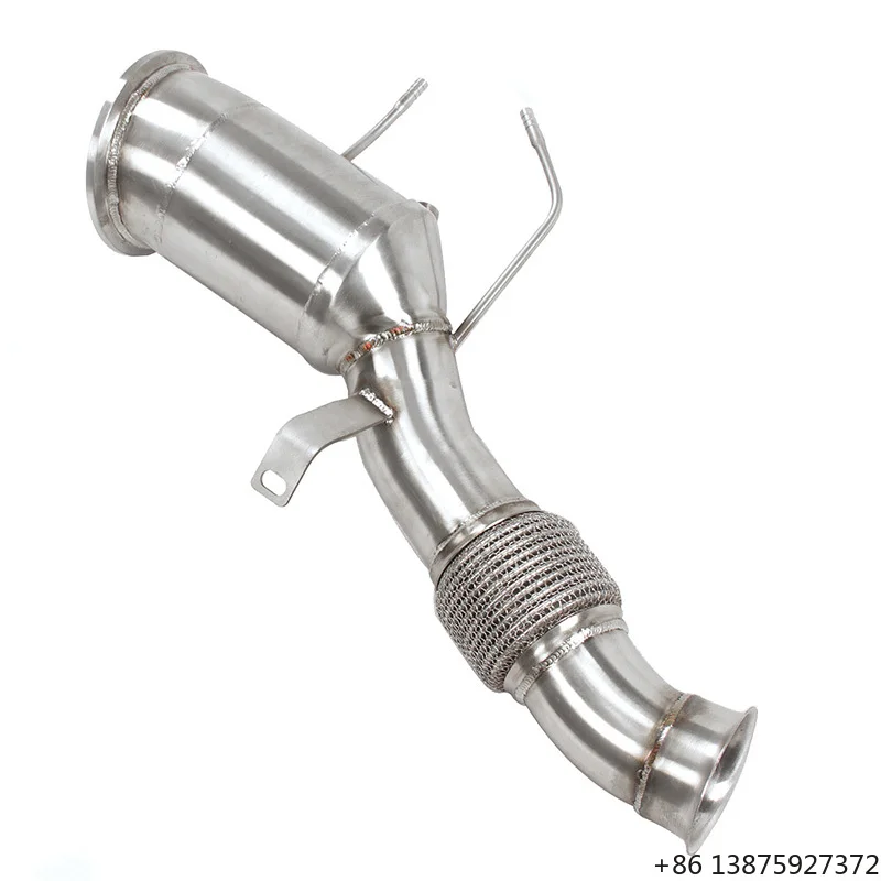Stainless Steel Polishing Process for X5 X6 Series 3.0T with OPF Exhaust Mid-Pipe Speaker Shape Interface Catted Downpipe
Stainless Steel Polishing Process for X5 X6 Series 3.0T with OPF Exhaust Mid-Pipe Speaker Shape Interface Catted Downpipe