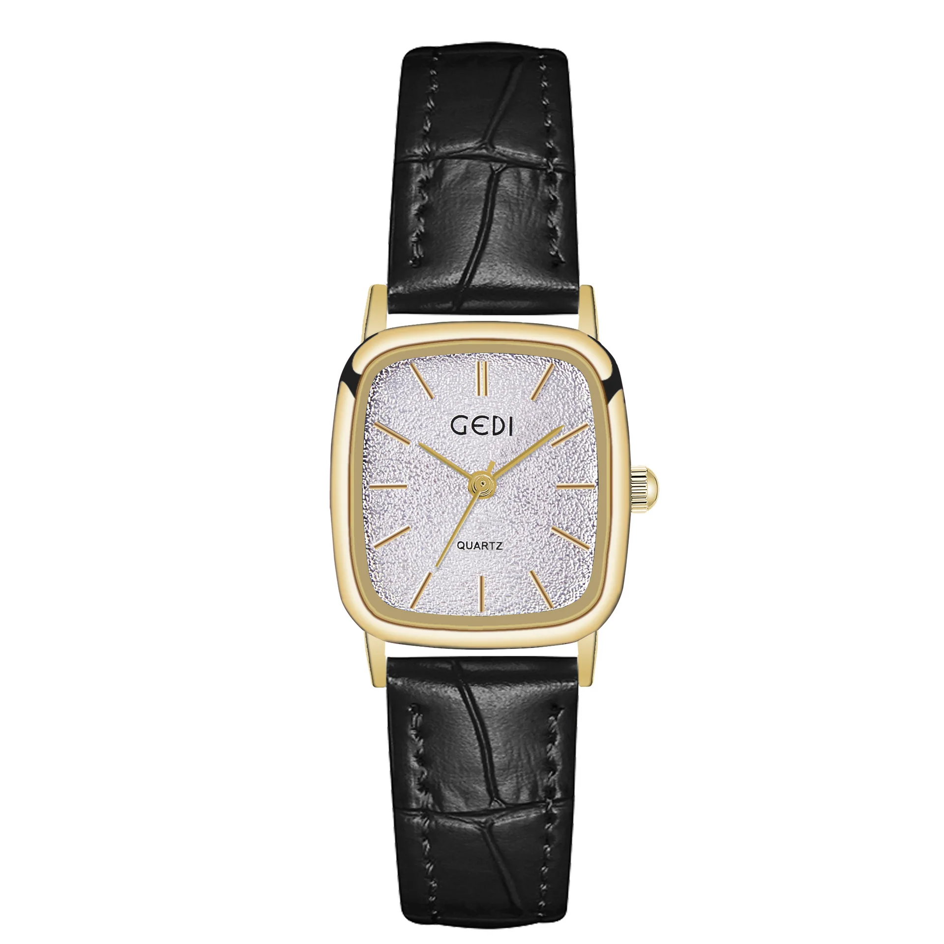 Fashion GEDI Exquisite Square Candy Watch Women Retro Vintage Genuine Leather Small Dial Quartz Minimalist High-End Accessory
Fashion GEDI Exquisite Square Candy Watch Women Retro Vintage Genuine Leather Small Dial Quartz Minimalist High-End Accessory