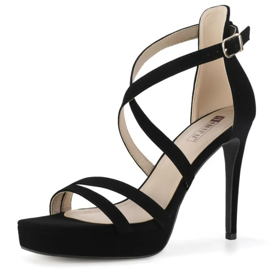 IN4 Platform High Heels for Women Strappy Heeled Sandals Square Toe Heels Stiletto Heels Women's Wedding Party Bridal Sexy Dres
IN4 Platform High Heels for Women Strappy Heeled Sandals Square Toe Heels Stiletto Heels Women's Wedding Party Bridal Sexy Dres