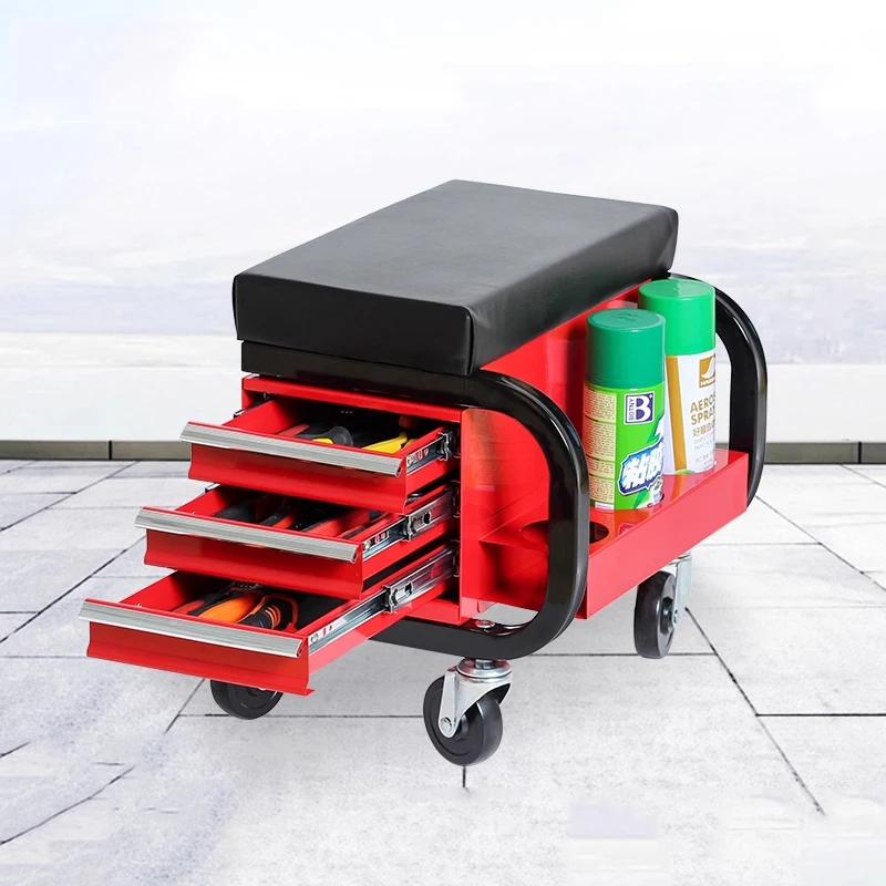 Car repair stool, work stool, auto repair and maintenance special repair tool with tool tray Maintenance Workbench
Car repair stool, work stool, auto repair and maintenance special repair tool with tool tray Maintenance Workbench