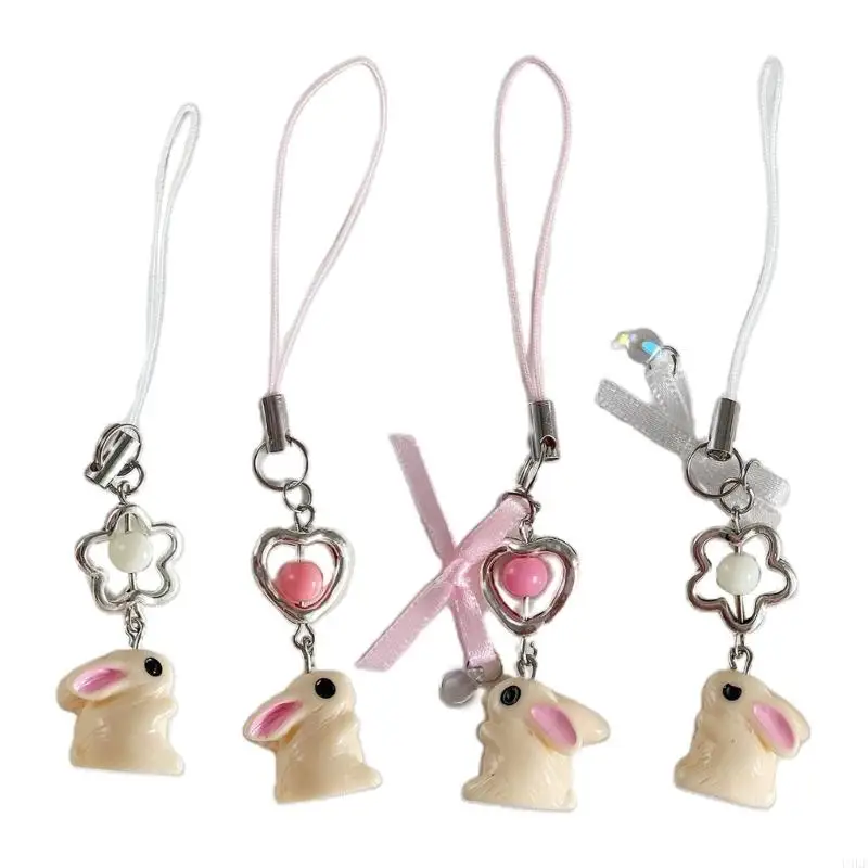 U4LF Heart Phone Charm Fashion Flower Bowknot Rabbit Keychain for Girls Women Phone Strap Backpack Charm Keychain
U4LF Heart Phone Charm Fashion Flower Bowknot Rabbit Keychain for Girls Women Phone Strap Backpack Charm Keychain