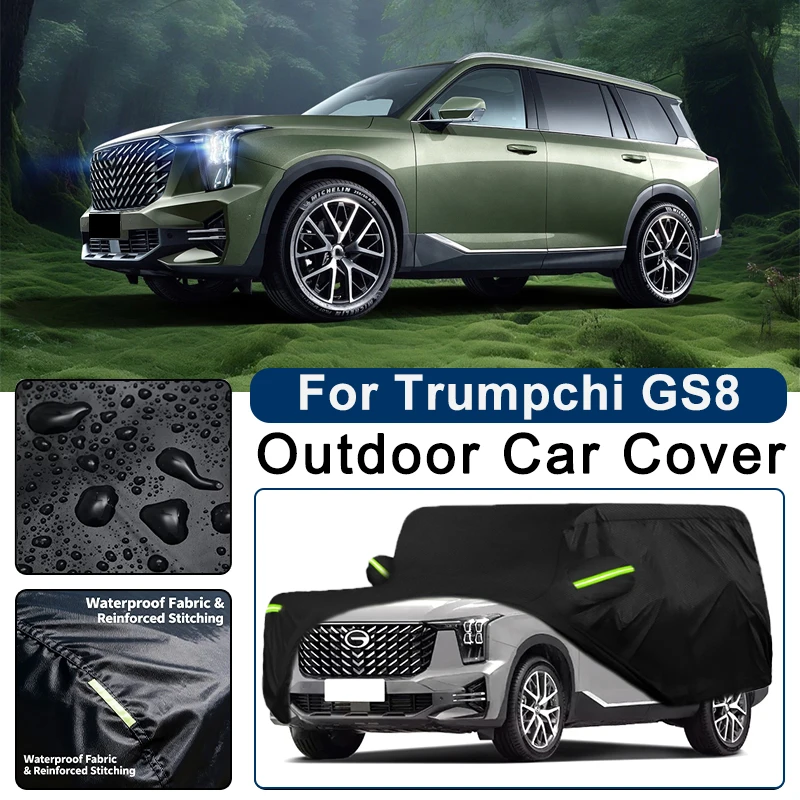 Outdoor Car Cover Waterproof Dustproof UV Sun Protection, Full Car Protector Exterior Parts For Trumpchi GS8 2016-2026
Outdoor Car Cover Waterproof Dustproof UV Sun Protection, Full Car Protector Exterior Parts For Trumpchi GS8 2016-2026