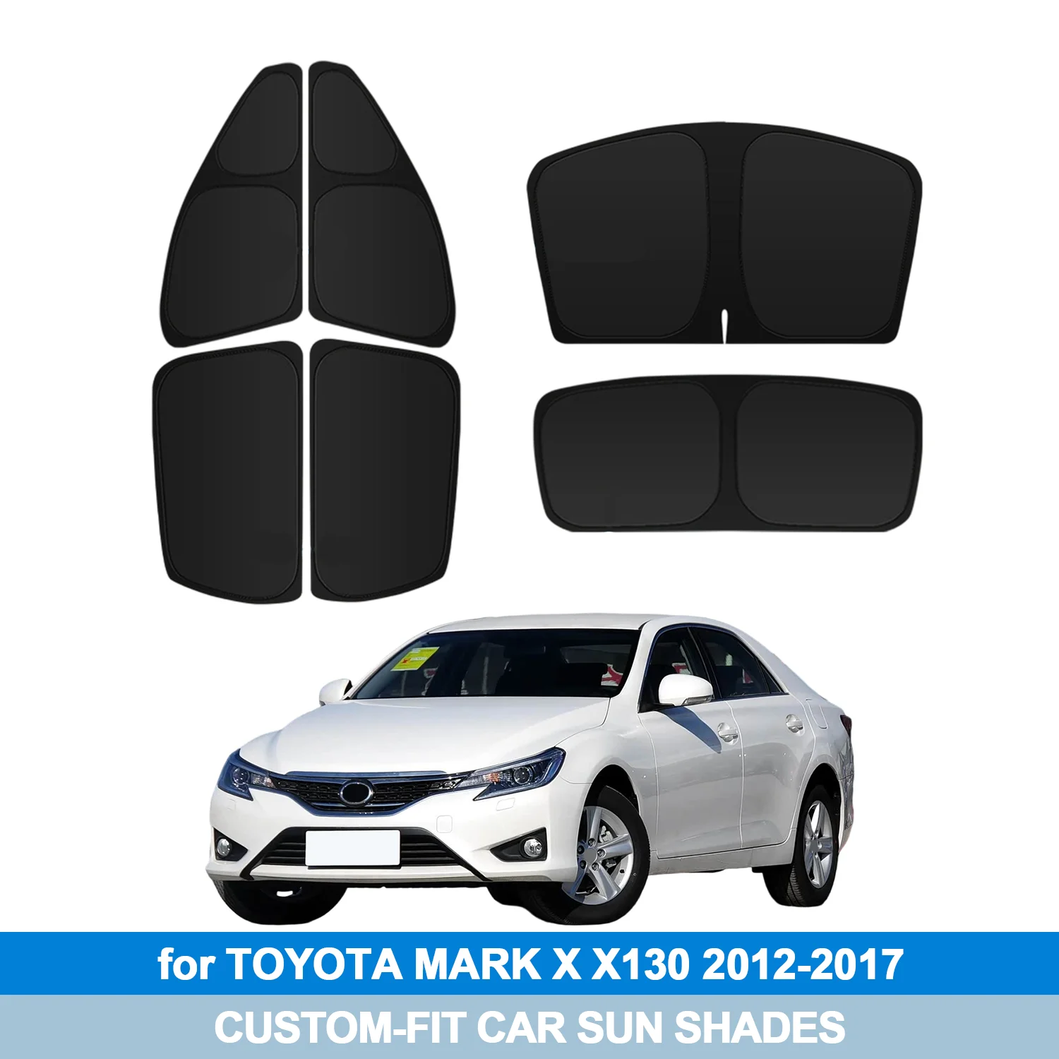 For TOYOTA MARK X X130 2012-2017 Windshield Sun Shade Side Window Shades Cover Sun Visor Shield Privacy Protection
For TOYOTA MARK X X130 2012-2017 Windshield Sun Shade Side Window Shades Cover Sun Visor Shield Privacy Protection
