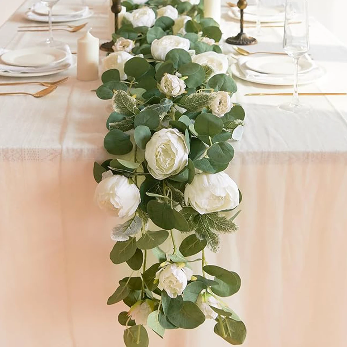 Artificial Flower Vine Fake Rose Flowers For Wedding Room Decoration Craft Artificial Eucalyptus Table Wedding Spring Home Party
Artificial Flower Vine Fake Rose Flowers For Wedding Room Decoration Craft Artificial Eucalyptus Table Wedding Spring Home Party