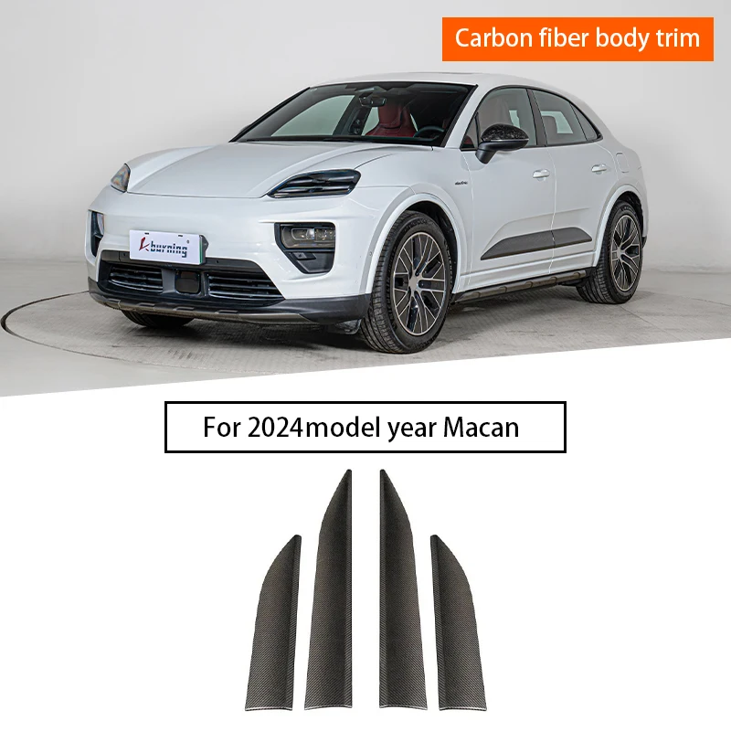 4PCS Carbon Fiber Car Body Door Panel Trim for Porsche Macan 95C 2024-UP
4PCS Carbon Fiber Car Body Door Panel Trim for Porsche Macan 95C 2024-UP