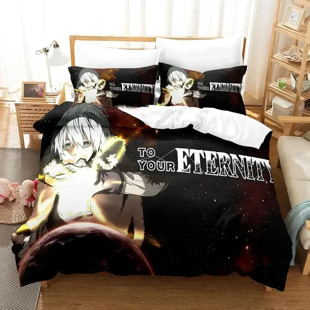 Anime To Your Eternity Bedding Set Duvet Cover Bed Set Quilt Cover Pillowcase Comforter king Queen Size Boys Adult Bedding Set
Anime To Your Eternity Bedding Set Duvet Cover Bed Set Quilt Cover Pillowcase Comforter king Queen Size Boys Adult Bedding Set