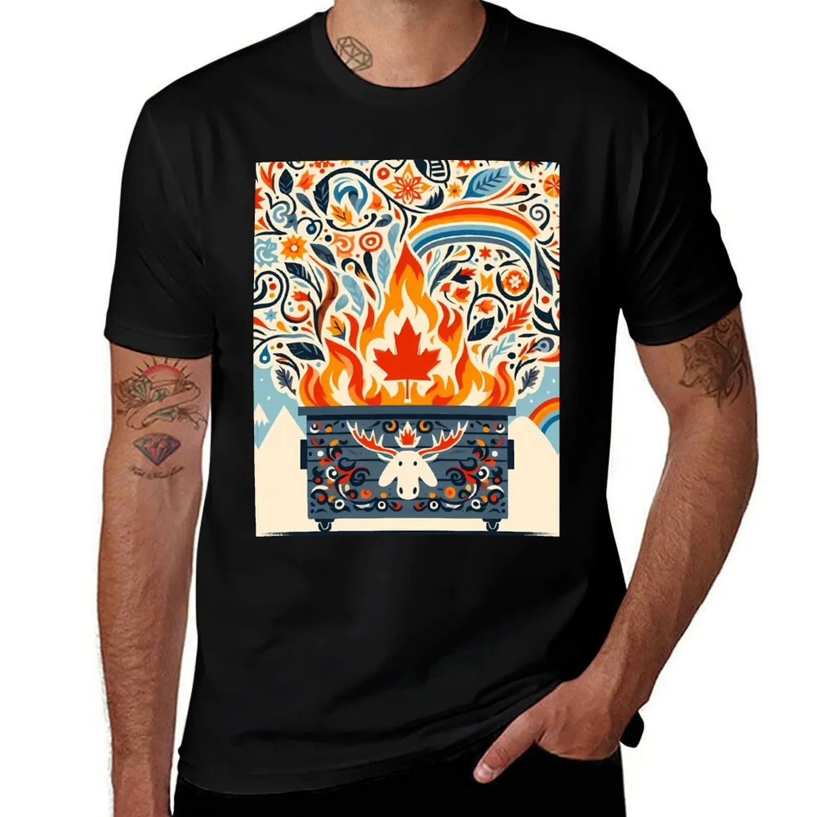 Scandinavian Folk Art Maple Moose Dumpster Fire by heidiannemorris T-Shirt Louboutins outfits for men
Scandinavian Folk Art Maple Moose Dumpster Fire by heidiannemorris T-Shirt Louboutins outfits for men