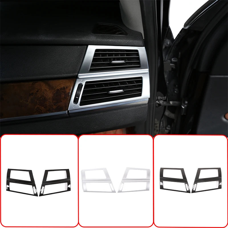ABS Carbon Car Center Console Dashboard Air Conditioner Side Air Outlet Panel Trim Frame Cover For BMW X5 X6 E70 E71 2008-2013
ABS Carbon Car Center Console Dashboard Air Conditioner Side Air Outlet Panel Trim Frame Cover For BMW X5 X6 E70 E71 2008-2013