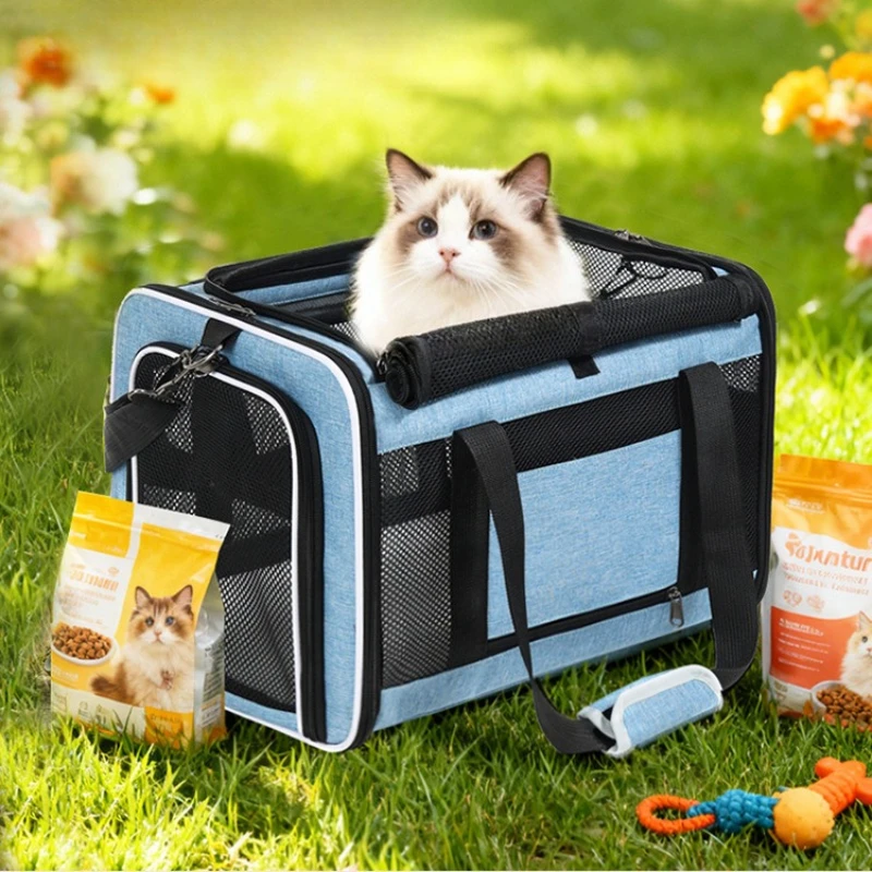Portable Pet Carrier for Cats and Small Dogs Folding Cat Bag Out Breathable Pet Carriers Bag Cat Travel Pet Bag Carrier Supplies
Portable Pet Carrier for Cats and Small Dogs Folding Cat Bag Out Breathable Pet Carriers Bag Cat Travel Pet Bag Carrier Supplies