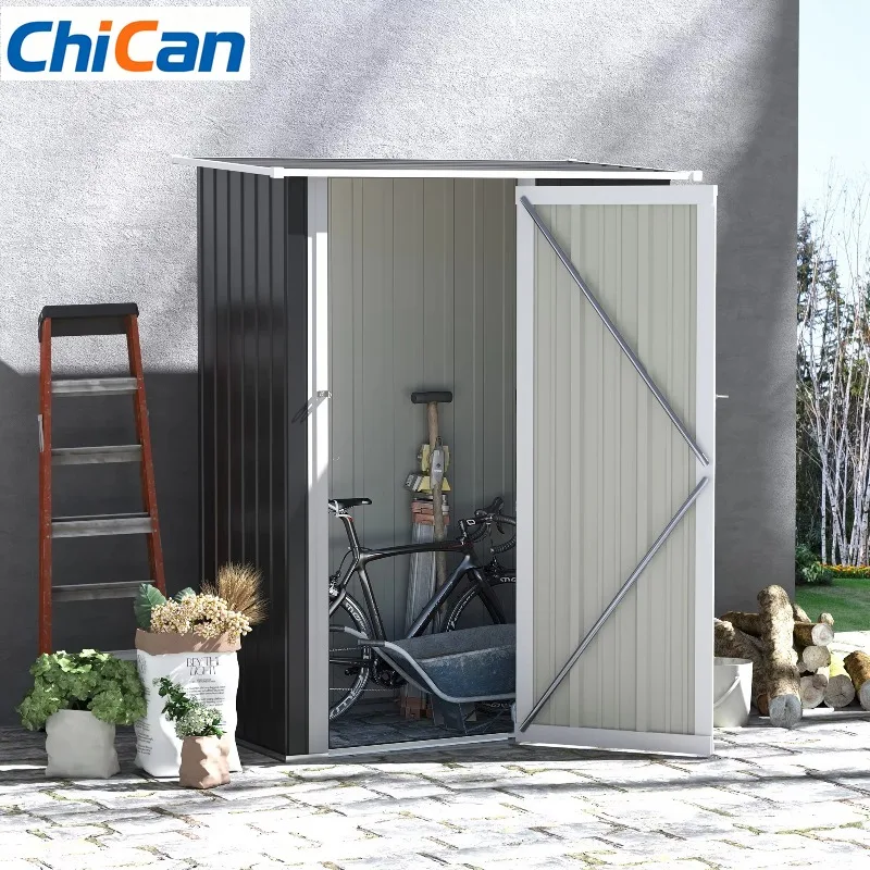 【Hot】steel garden shelter with door storage shelter outside dark gray 142x84x189 cm
【Hot】steel garden shelter with door storage shelter outside dark gray 142x84x189 cm
