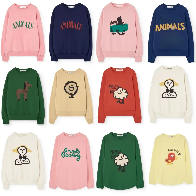 Kids' Sweatshirts 2026 Spring New Arrivals Pink Fashion Print Girls' Hoodie Cotton Blue Cartoon Boys' Jacket Long-Sleeve T-Shirt
Kids' Sweatshirts 2026 Spring New Arrivals Pink Fashion Print Girls' Hoodie Cotton Blue Cartoon Boys' Jacket Long-Sleeve T-Shirt