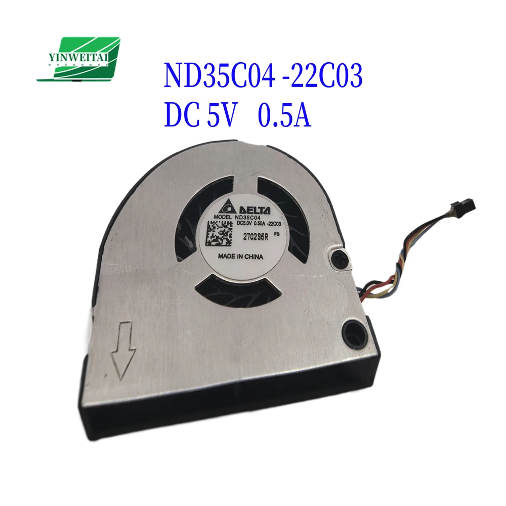 Вентилятор охлаждения ND35C04 DC5V 0,5A Новый ND35C04 -22C03 TM000-22001Y RD0220212107
Вентилятор охлаждения ND35C04 DC5V 0,5A Новый ND35C04 -22C03 TM000-22001Y RD0220212107
