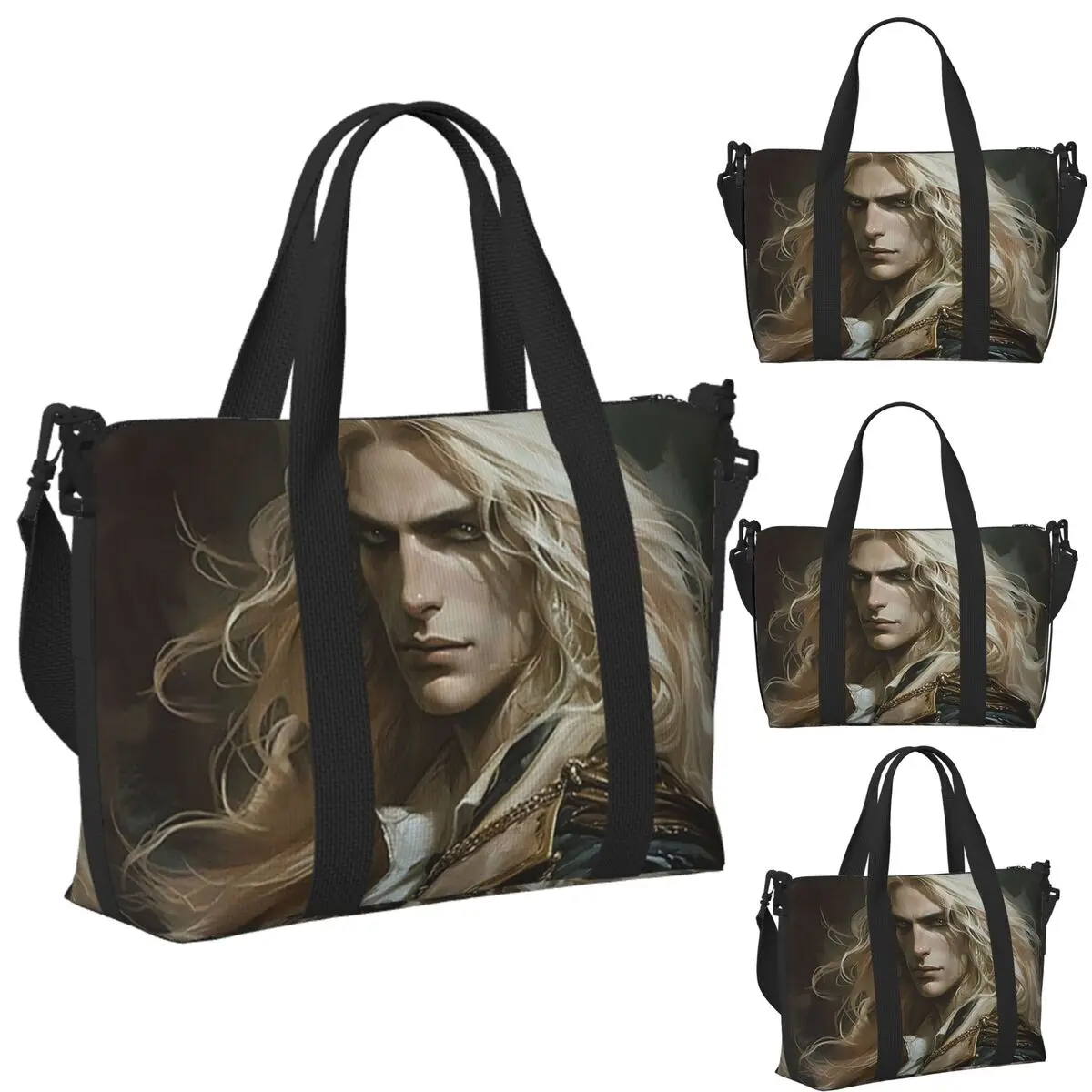 Пляжная дорожная сумка Alucard Castlevania на заказ, большая вместительная сумка-тоут для спортзала, спортивная женская дорожная сумка для покупок
Пляжная дорожная сумка Alucard Castlevania на заказ, большая вместительная сумка-тоут для спортзала, спортивная женская дорожная сумка для покупок