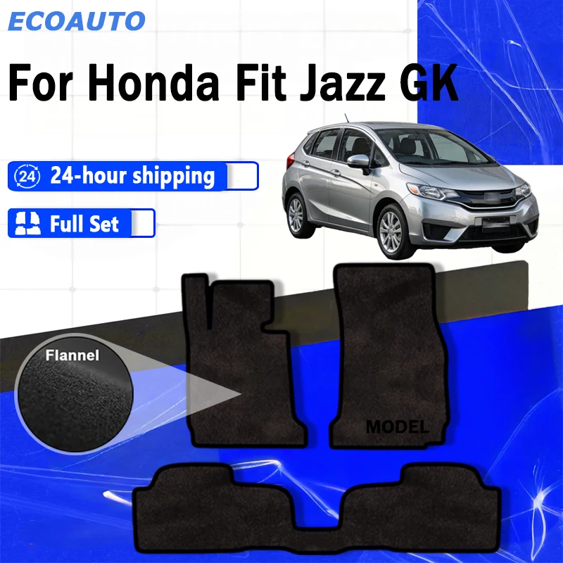 Фланелевые коврики ECOAUTO для Honda Fit Jazz GK GH GP 2014~2020, покрытие для пола автомобиля, коврики-накладки, наклейки, маты.
Фланелевые коврики ECOAUTO для Honda Fit Jazz GK GH GP 2014~2020, покрытие для пола автомобиля, коврики-накладки, наклейки, маты.